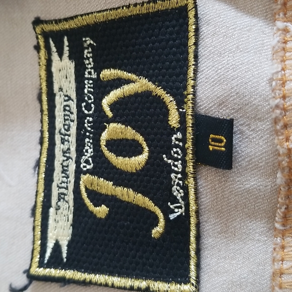 (10) Joy London Light Denim Jacket Blazer Embroidered Beautiful - Picture 5 of 9